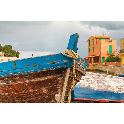 Palermo Province-Santa Flavia Small fishing boats in the fishing village of Santa Flavia